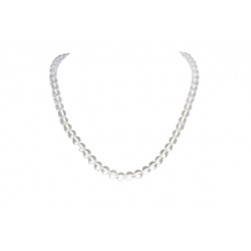 Necklace 1 Line Strand String 111 Beads Sphatik jaap mala crystal Stone D651